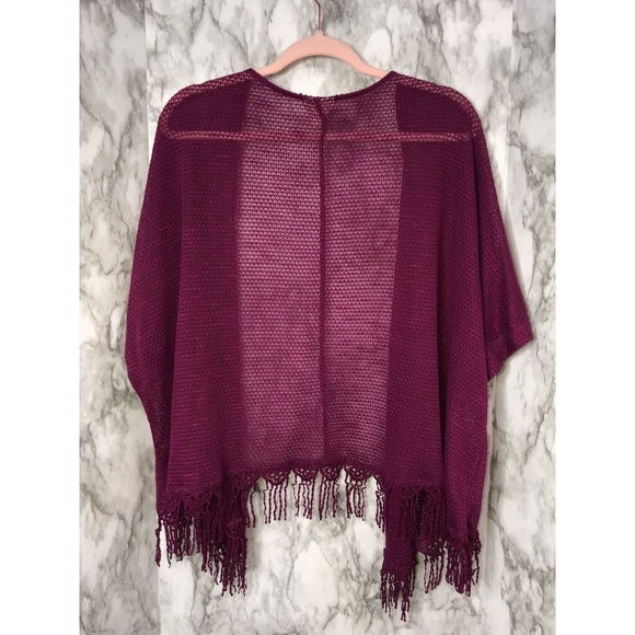 NWOT Tru Self Plus Size Purple Cardigan - Picture 3 of 5